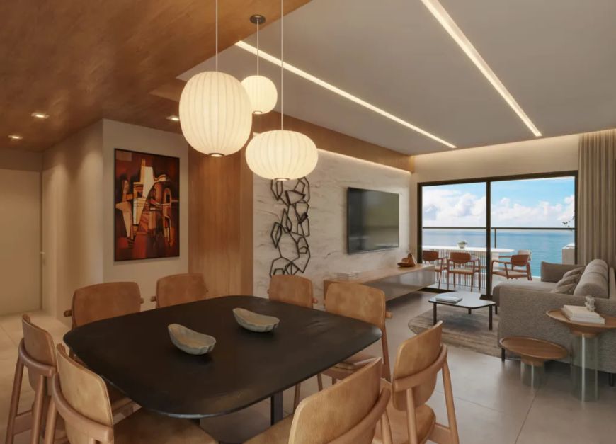 FGR* Apartamento Beira Mar-107m² 3suítes frente mar-Varanda Gourmet 10metros-Edf Terrazza Beira Mar.