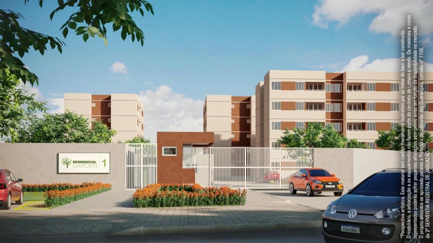Imóvel para venda possui 52 metros quadrados com 2 quartos