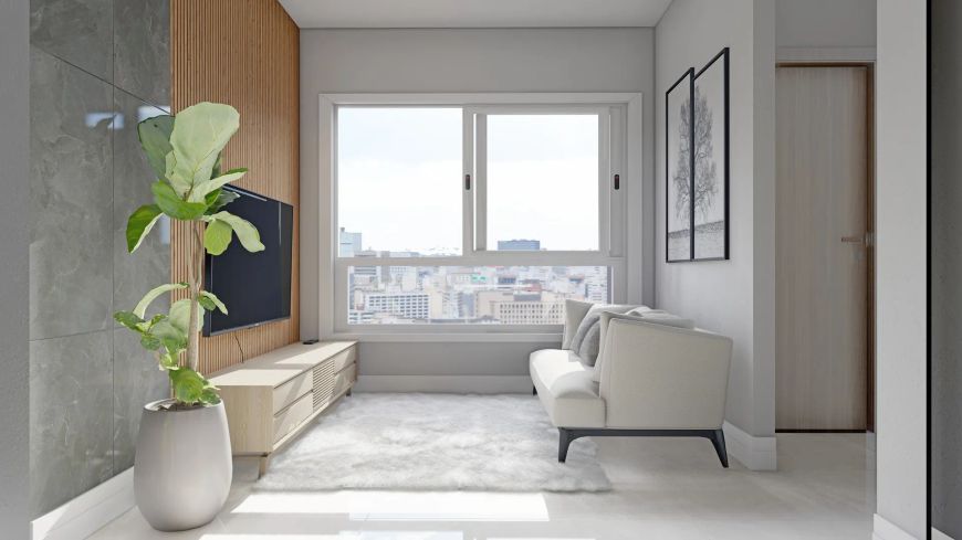 Residencial Paraty Samambaia Sul APTO 2 Quartos 1 Vaga 45m² Porcelanato