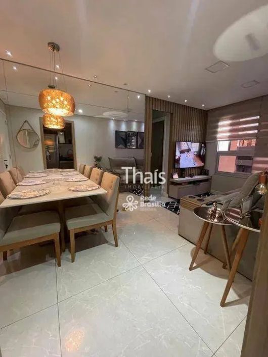 QS 408 Point Residence | Apartamento reformado e mobiliado com 2 quartos - 1 vaga - área de lazer -