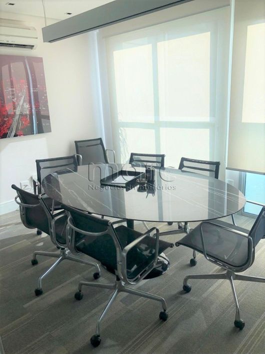 Aclimação Sala-andar duplex de 100m² com ar-condicionado e semi mobiliada