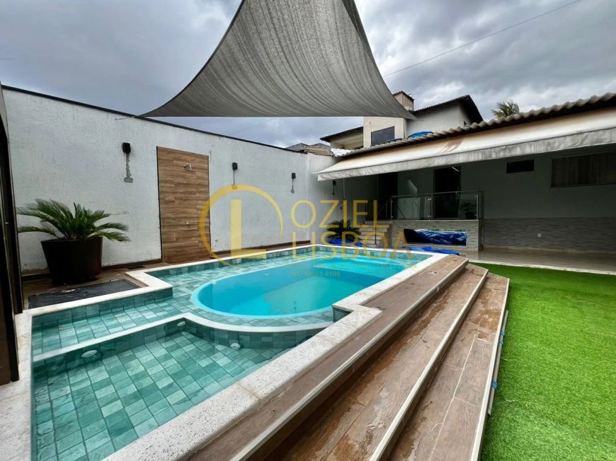 CASA LAJE 3 QUARTOS 100% ARMÁRIOS PLANEJADOS PISCINA CHURRASQUEIRA LOTE 200m CONDOMÍNIO ARNIOUEIRAS