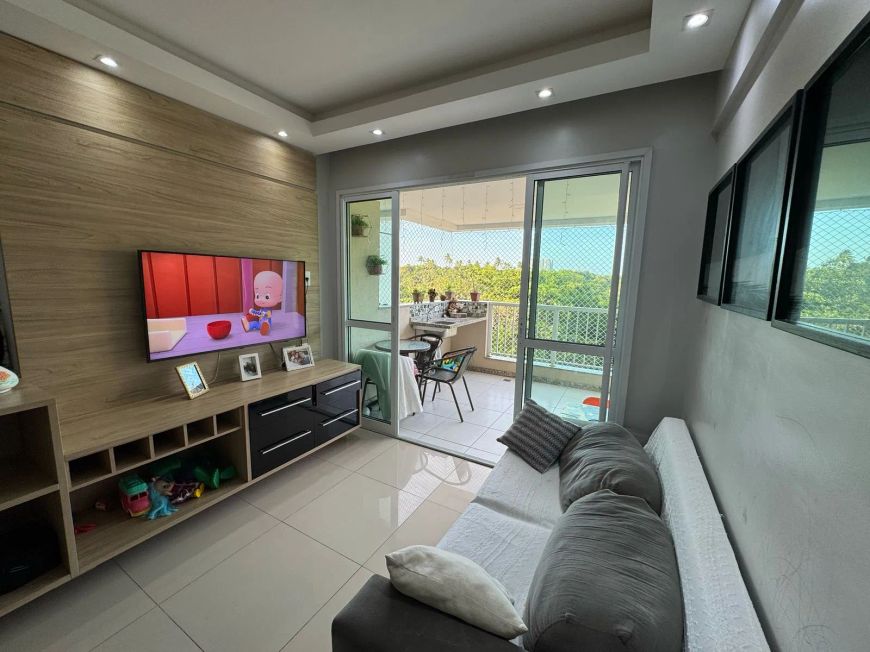 Apartamento a venda em patamares com 2 quartos varanda gourmet no vista patamares