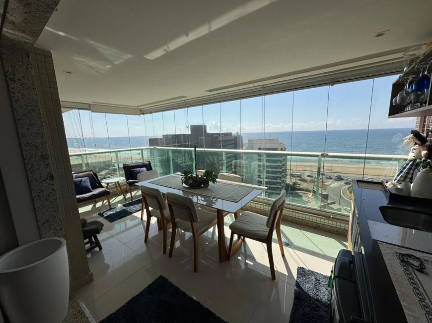 Paradise Residence, apto mobiliado com 3/4, suíte, varanda gourmet, 112m² em Armação - Salvador - BA