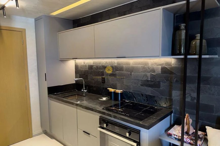 Studio Decorado e Mobiliado no House Ondina, 25,25m²