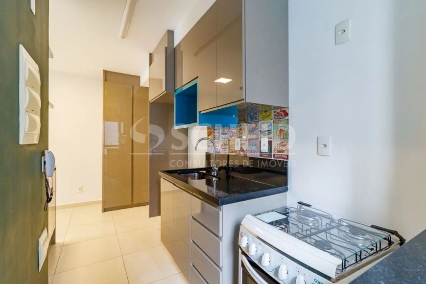 Apartamento á Venda na Consolação com 48m², 1 quarto, 1 vaga.