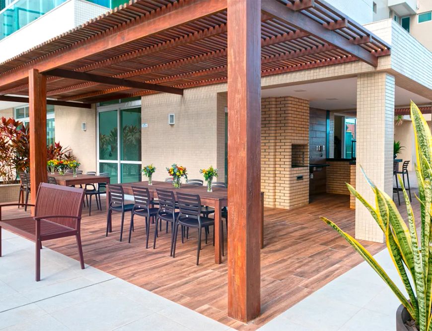PARADISE RESIDENCE - Apartamento 3/4 , 1 suíte varanda gourmet e 2 vagas - ARMAÇÃO
