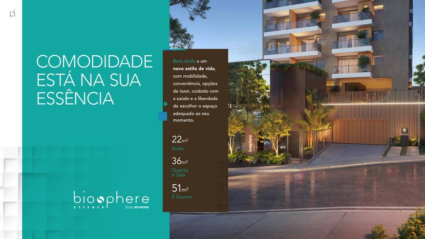 BIOSPHERE BY CAUÃ REYMOND LANÇAMENTO 1 QUARTO, NA AVENDIDA PARALELA
