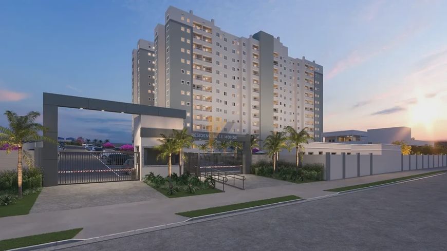 Apto 2 quartos sendo 1 suíte 46,99 m² VARANDA 3,71m2 Residencial Le Monde