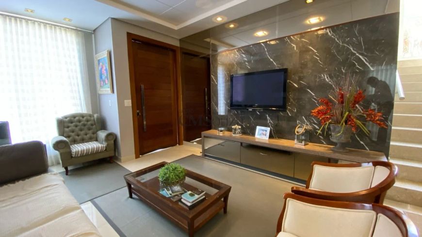 Casa Condomínio com 4 suítes locação - Mobiliada