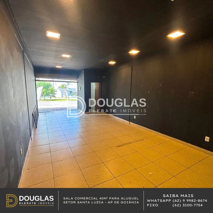SALA COMERCIAL SANTA LUZIA PARA ALUGUEL