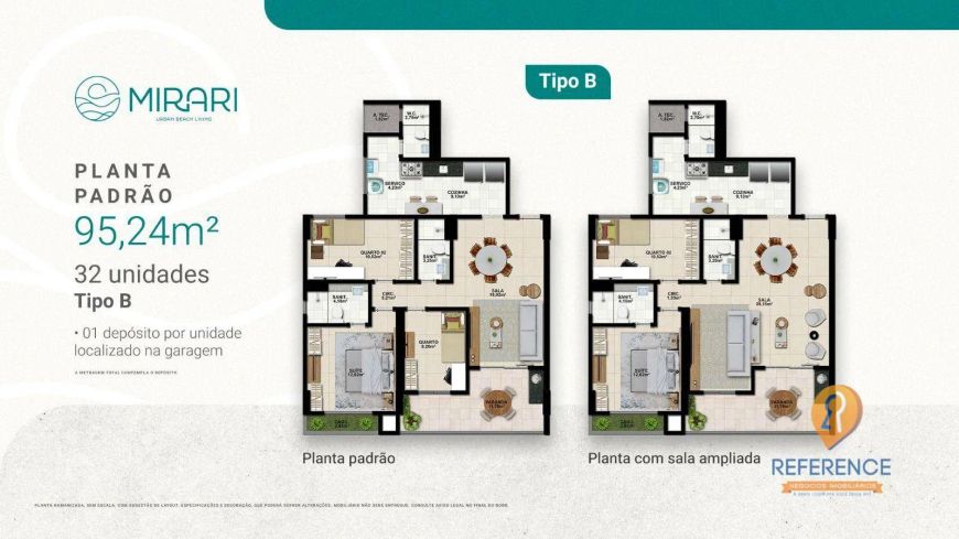 Lançamento - Apartamento com 3/4 - Vista Mar - à venda, 95 m² - Pituaçu - Salvador/BA