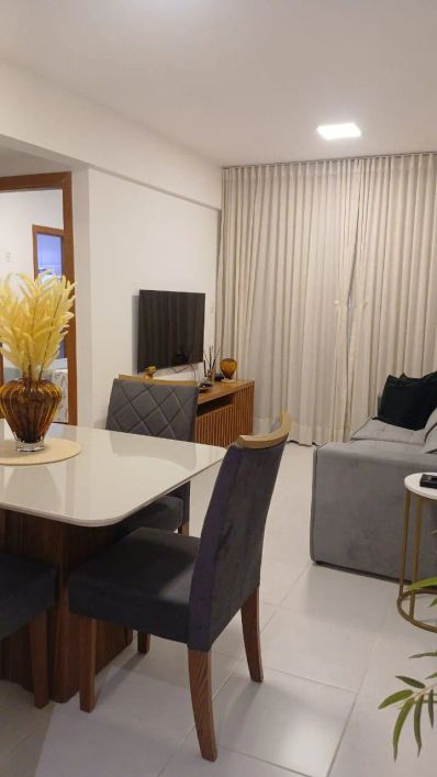 LINDO APARATAMENTO COM 2 SUITES VARANDA GRANDE, NOVO, MOBILIADO