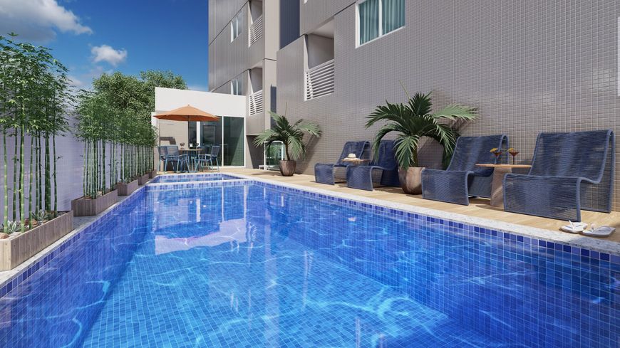 RESIDENCIAL GOYA - 2 QUARTOS (1 SUÍTE) COM VARANDA RIO VERMELHO