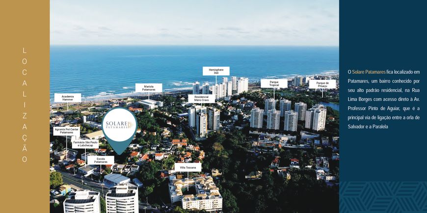 Lançamento SOLARE PATAMARES - Apartamento 2 quartos com suíte, vista mar - Salvador/Ba.