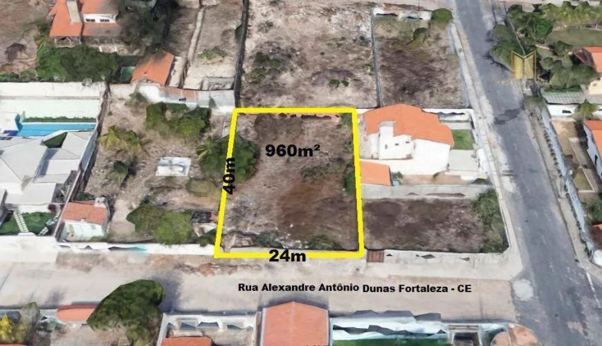 Terreno à venda, 960 m² por R$ 799.000,00 - Dunas - Fortaleza/CE