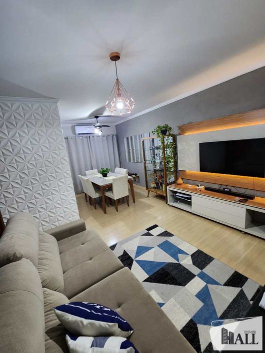 Apartamento com 3 dorms, Jardim Ouro Verde, São José do Rio Preto - R$ 370 mil, Cod: 14256