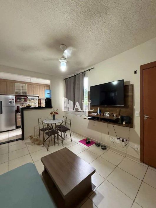 Apartamento com 2 quartos, Rios di Itália, São José do Rio Preto - R$ 220 mil, Cod: 15613