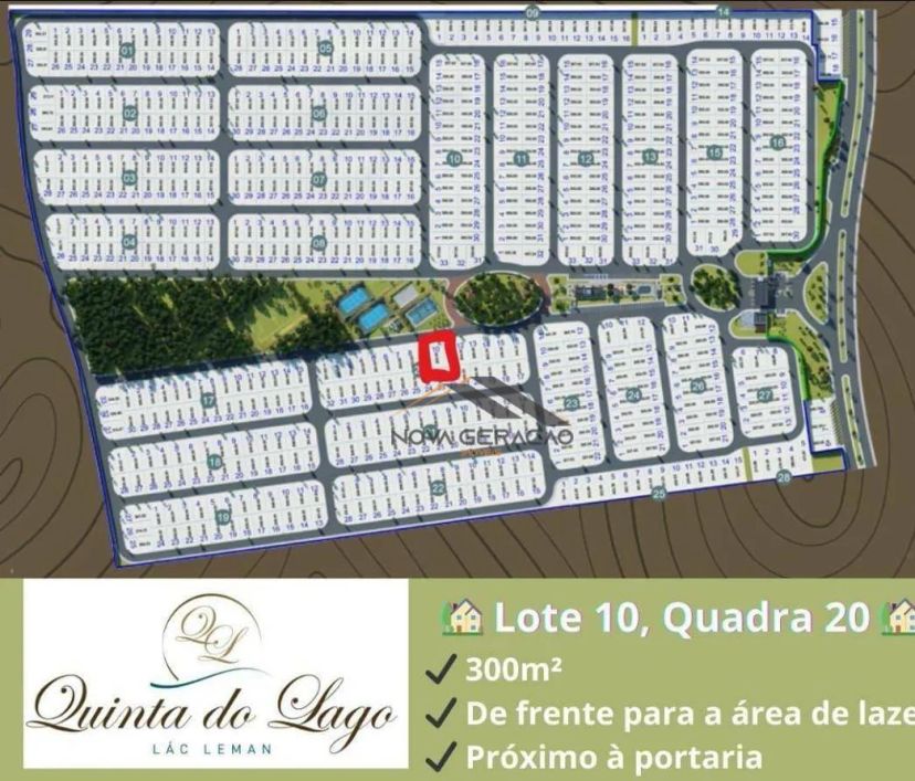 Terreno à venda, 300 m² por R$ 300.000 - Quinta do Lago II - Lac Léman - São José do Rio Preto/SP
