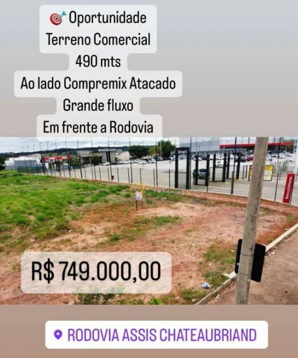 Terreno à venda, 490 m² por R$ 749.000 - Jardim Marajó - São José do Rio Preto/SP