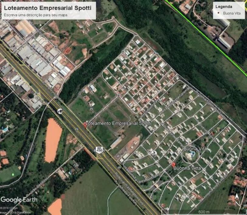 Loteamento Empresarial Spotti, terreno comercial 428,75m²