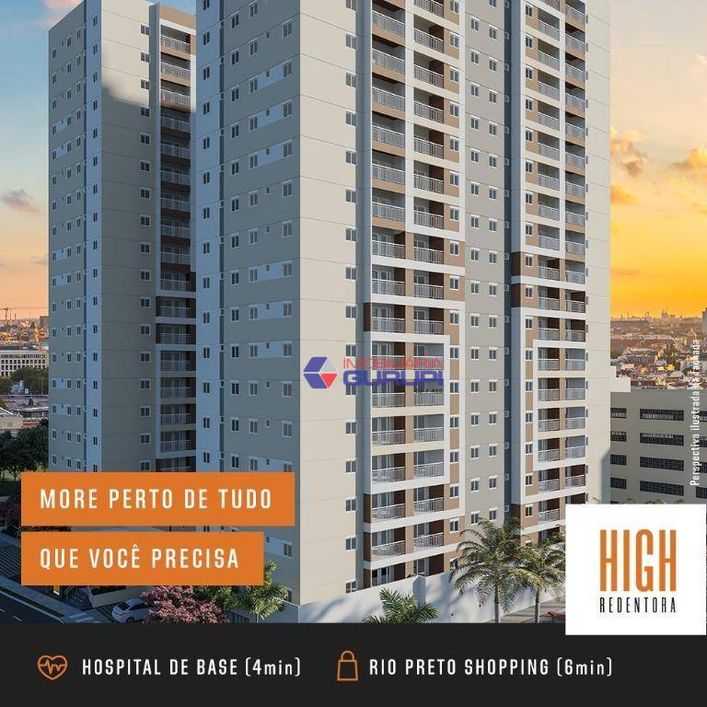 Apartamento com 3 dormitórios à venda, 76 m² por R$ 464.487,00 - Vila Redentora - São José do Rio Pr