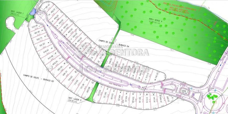 Quinta do Golfe Reserva terreno de 696m²