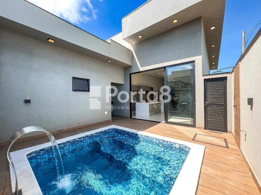 Casa de Esquina no Terra Vista: 3 Suítes, Piscina e Design Sofisticado.