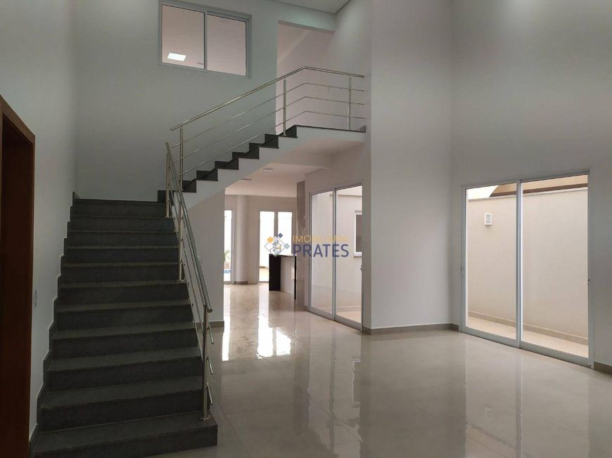 Sobrado Residencial no Condomínio Recanto do Lago, imóvel novíssimo com design moderno, próximo a ár