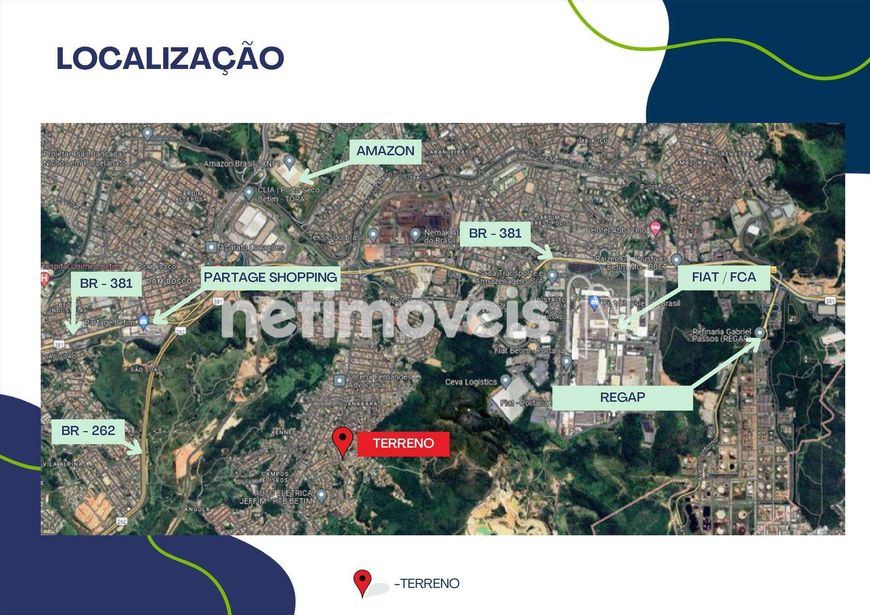 Venda Lote-Área-Terreno Paulo Camilo Betim