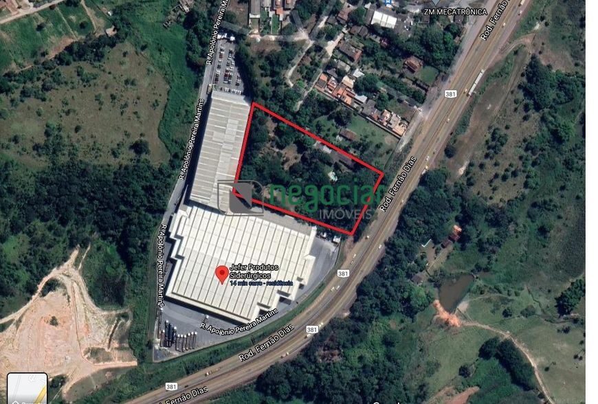 COMPRAR E VENDER ÁREA - TERRENO INDUSTRIAL - BR 381 - BETIM/MG
