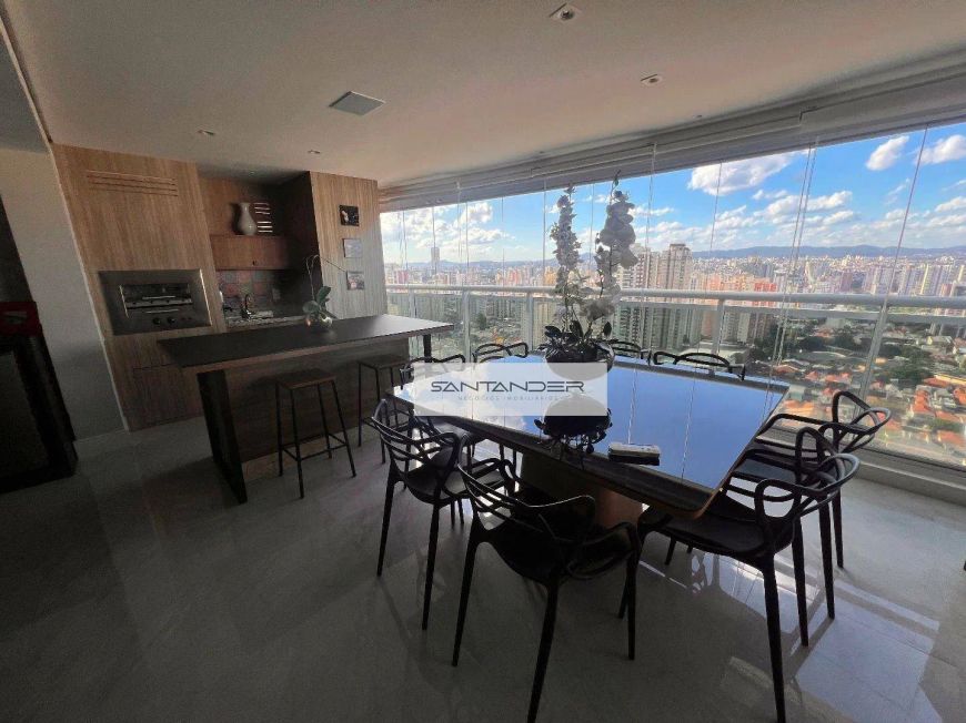Apartamento Alto Padrão Tatuapé - 172 m², 3 suítes, sala 3 ambientes Varanda Gourmet, Lareira - 6 va