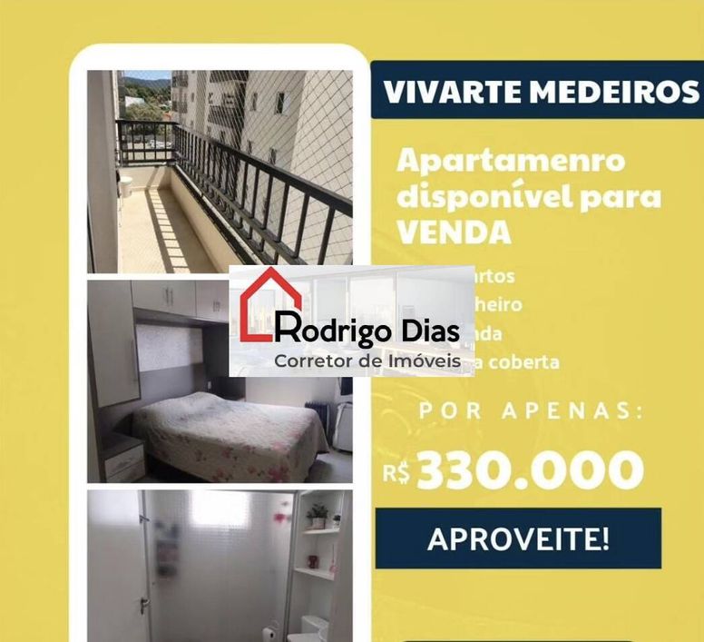 Apartamento A Venda Condomínio Vivarte no Bairro Medeiros. Jundiai - Sp.