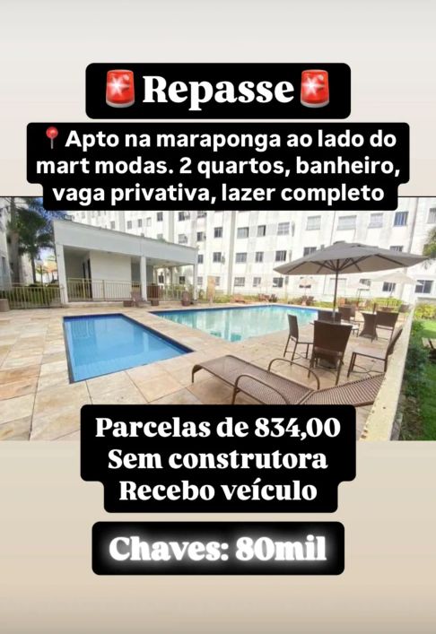 Repasse de chaves na maraponga