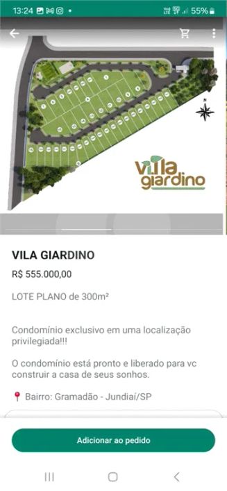 Loteamento à venda em Jardim Quintas Das Videiras - SP
