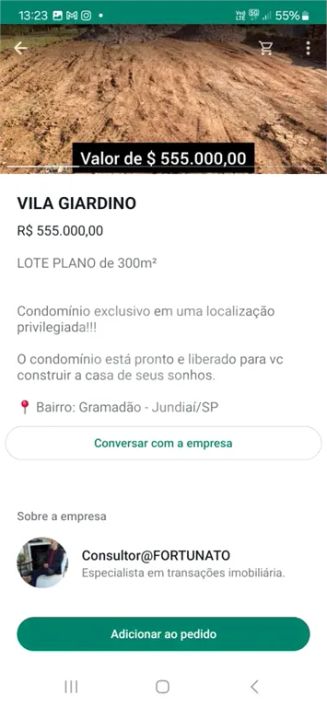 Loteamento à venda em Jardim Quintas Das Videiras - SP
