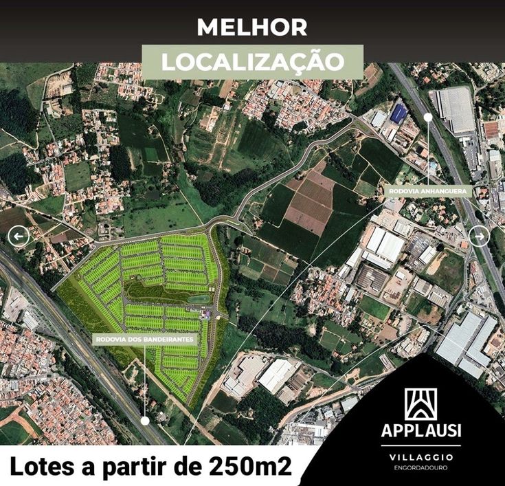 Applausi Villaggio Engordadouro | Lotes a partir de 250m² em Jundiaí com Clube e Lago