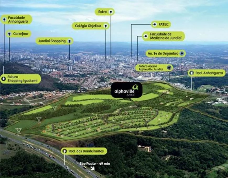 Lote 416 m2 para construir a casa do seus sonhos ALPHAVILLE-Jundiaí