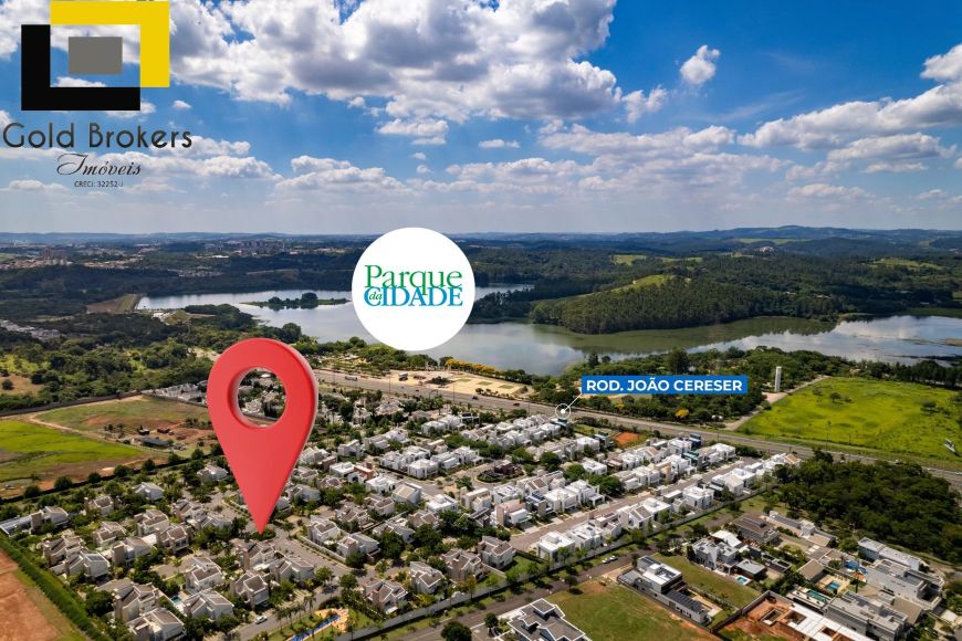CASA COM 270 M² DE ÁREA CONSTRUÍDA COM 4 SUÍTES NO CONDOMÍNIO VEDUTA ROSSA, EM FRENTE AO PARQUE DA C