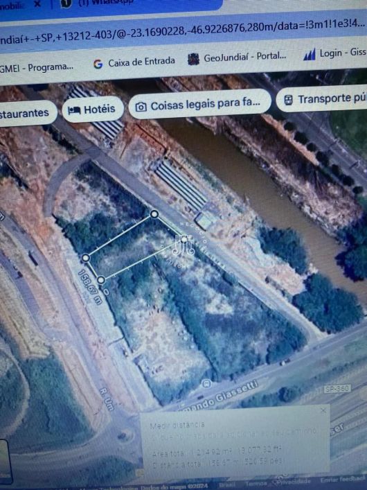 TERRENO COMERCIAL COM 1.280M² PLANO PROXIMO DA UNIP JUNDIAI SP