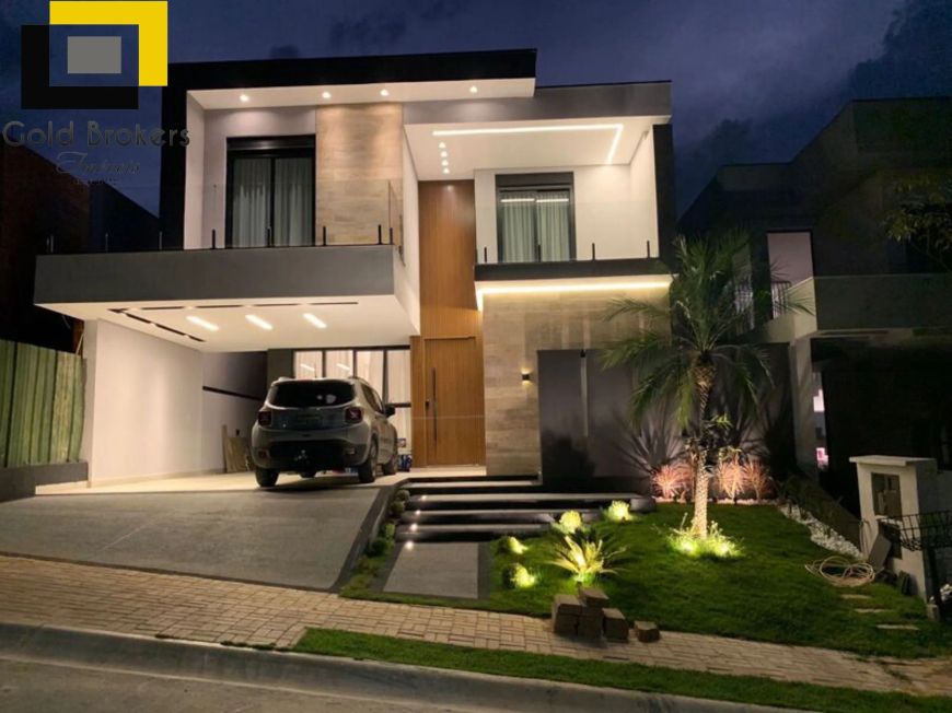CASA DE 265 M² DE ÁREA CONSTRUÍDA COM 3 SUÍTES NO CONDOMÍNIO BRISAS JUNDIAÍ NO JARDIM SAMAMBAIA EM J
