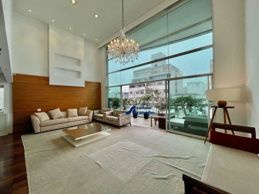 EXCELENTE APARTAMENTO, BEM ENSOLARADO, AREJADO E AMPLO , C/ 250m² - ANDAR ALTO - 4 SUÍTES - SALA PÉ