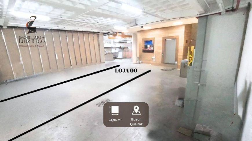 Loja no Edson Queiroz no Subsolo do Supermercado Cometa para aluguel, 24,96 m²