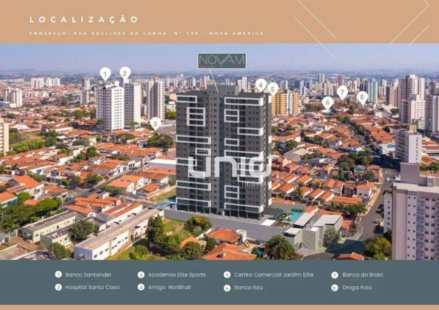 Apartamento com 2 dormitórios à venda, 65 m² por R$ 497.321,00 - Nova América - Piracicaba/SP
