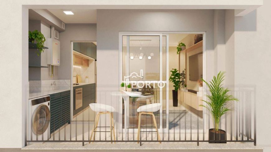 Apartamento com 2 quartos - Bairro Água Seca - Piracicaba