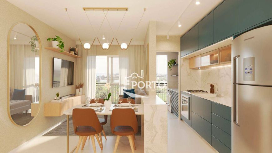 Apartamento com 2 quartos - Bairro Água Seca - Piracicaba