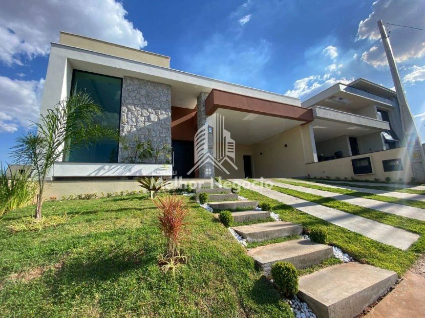 Linda Casa á venda no Condomínio Soleil, 3 dormitórios(quartos) No Bairro Ondinhas - Piracicaba/SP