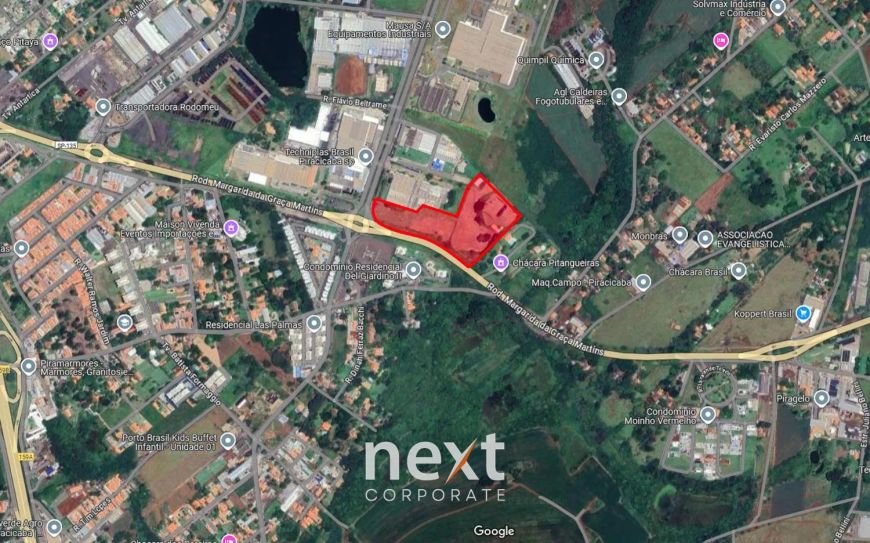 Área Industrial com 40.000 m² na Av Comendador Leopoldo Dedini em Piracicaba