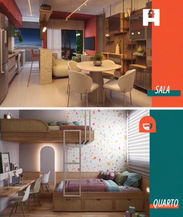 Imóvel para venda possui 47 metros quadrados com 2 quartos em Fragoso - Olinda - PE
