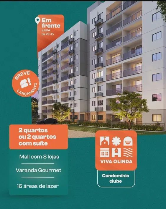 Imóvel com 47 metros quadrados com 2 quartos em Fragoso - Olinda - PE